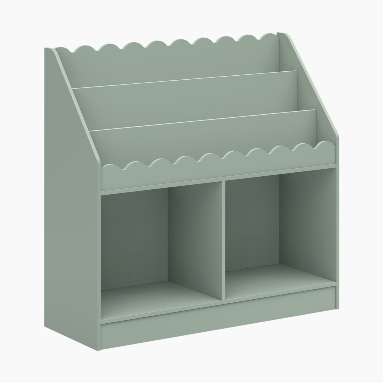 daVinci Sammy Scallop Bookcase - Light Sage.
