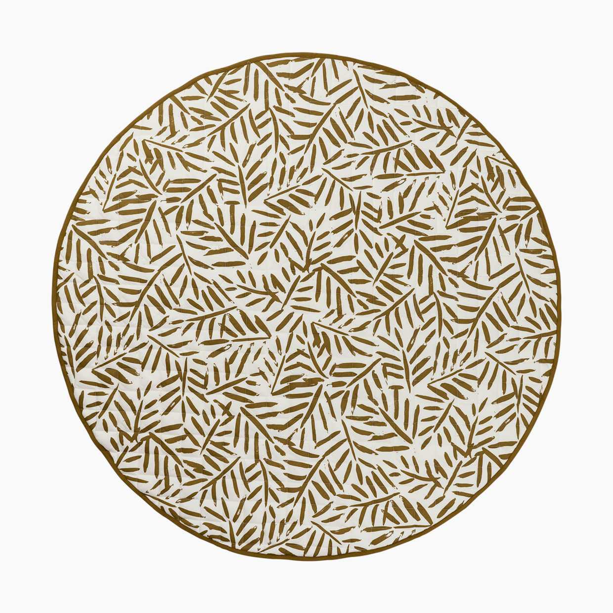 Toddlekind Snuggle Quilted Cotton Play Mat - Sand Castle.