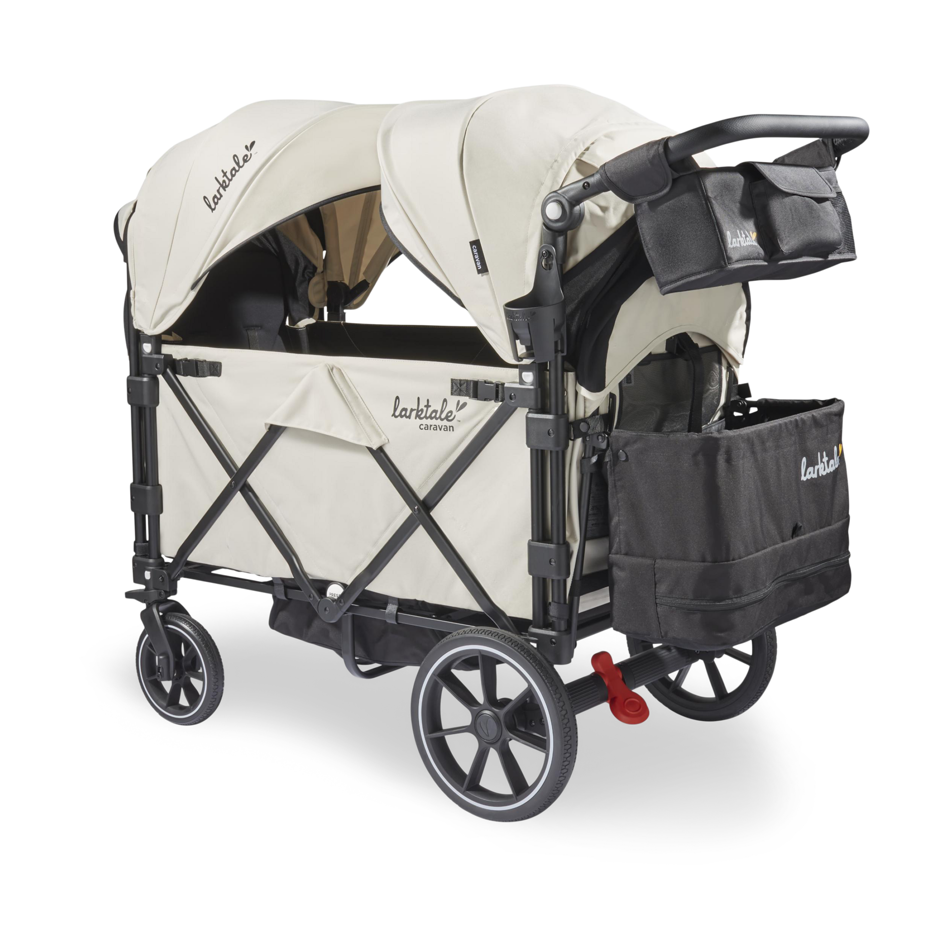 Larktale Caravan V3 Stroller Wagon - Newport Taupe.