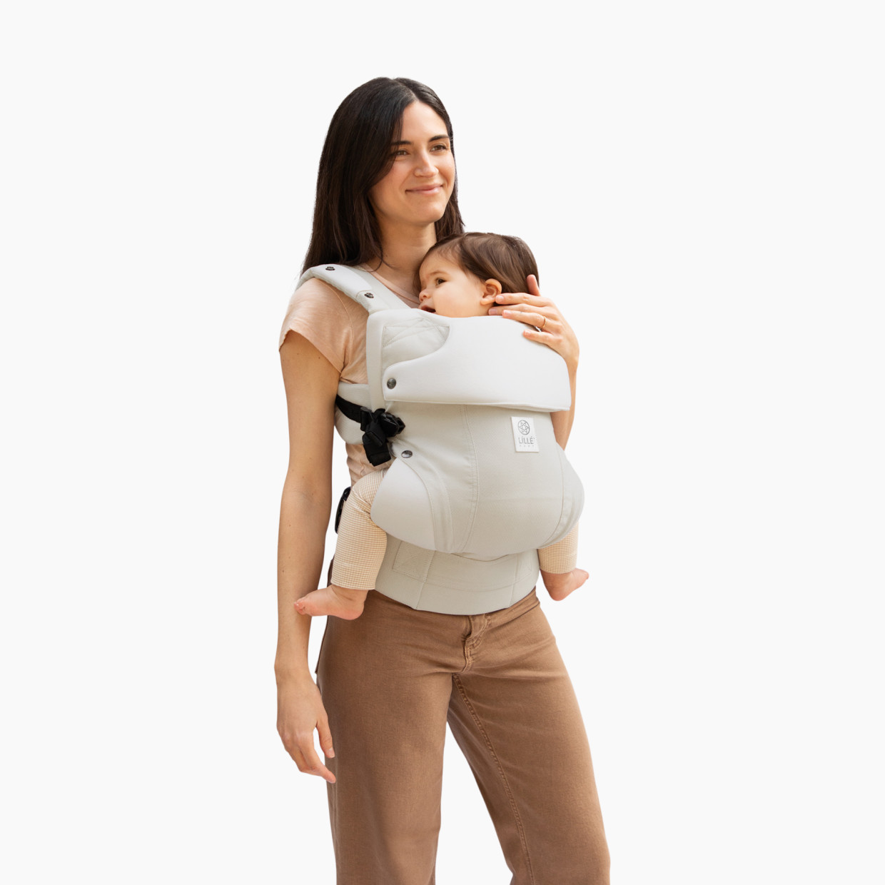 lillebaby Elevate 6-in-1 Carrier w/ Tote & Infant Pillow - Ivory.