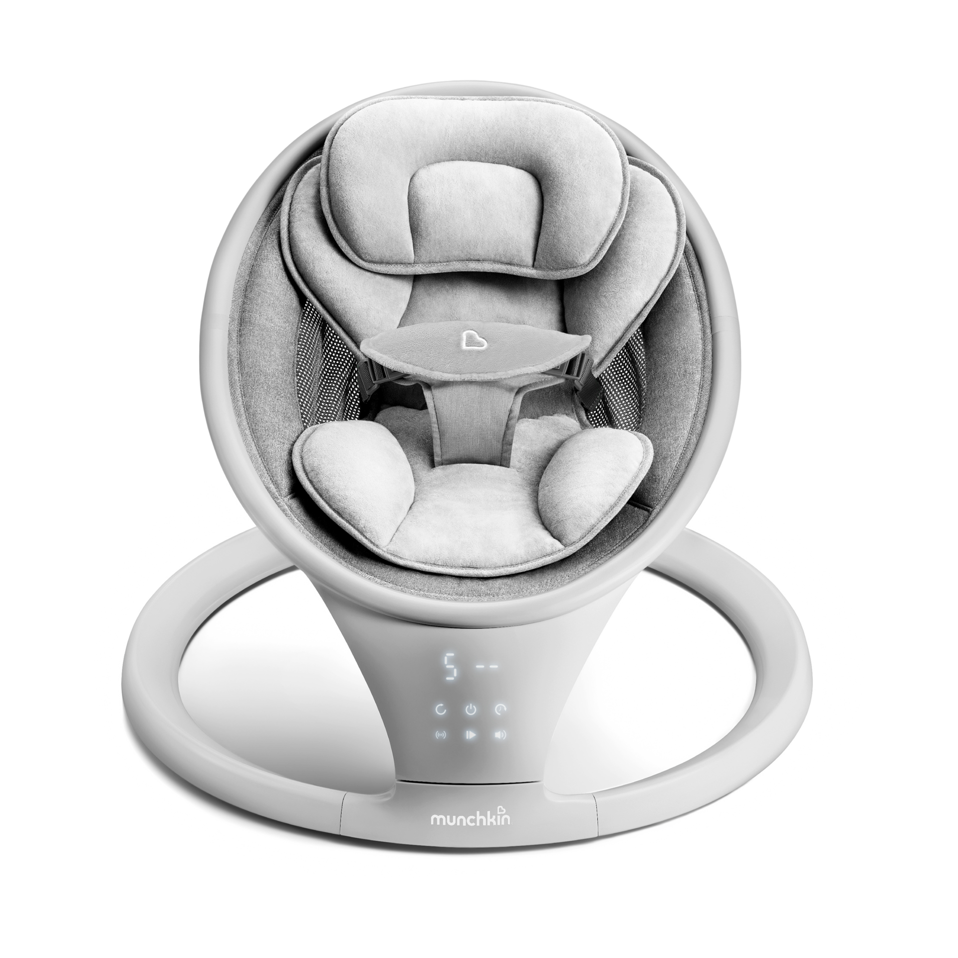 Munchkin Vibration Baby Swing - Bluetooth-Enabled Smart Seat with Music and Motion.