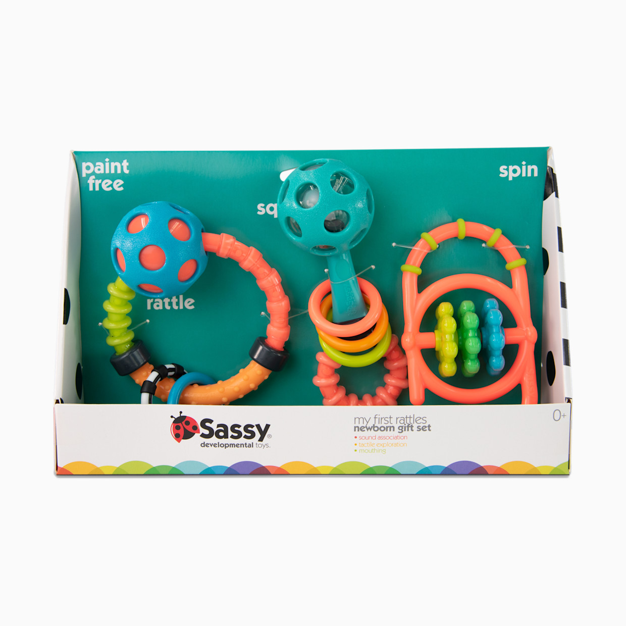 Sassy My First Rattles Newborn Gift Set.