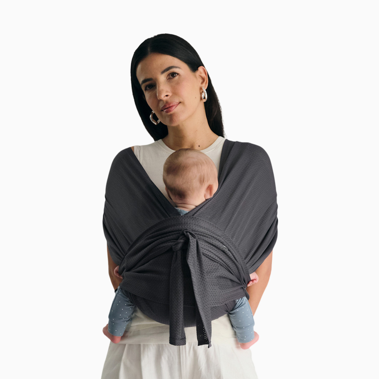 Konny Baby Wrap Carrier Flex Airmesh - Charcoal, M-4 Xl.