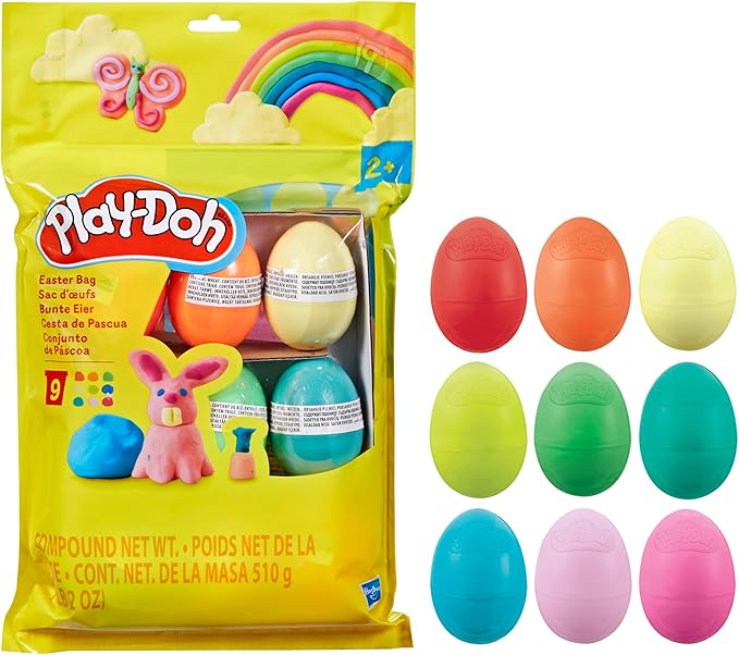 Play-Doh Easter Eggs Bag (9-Pack).