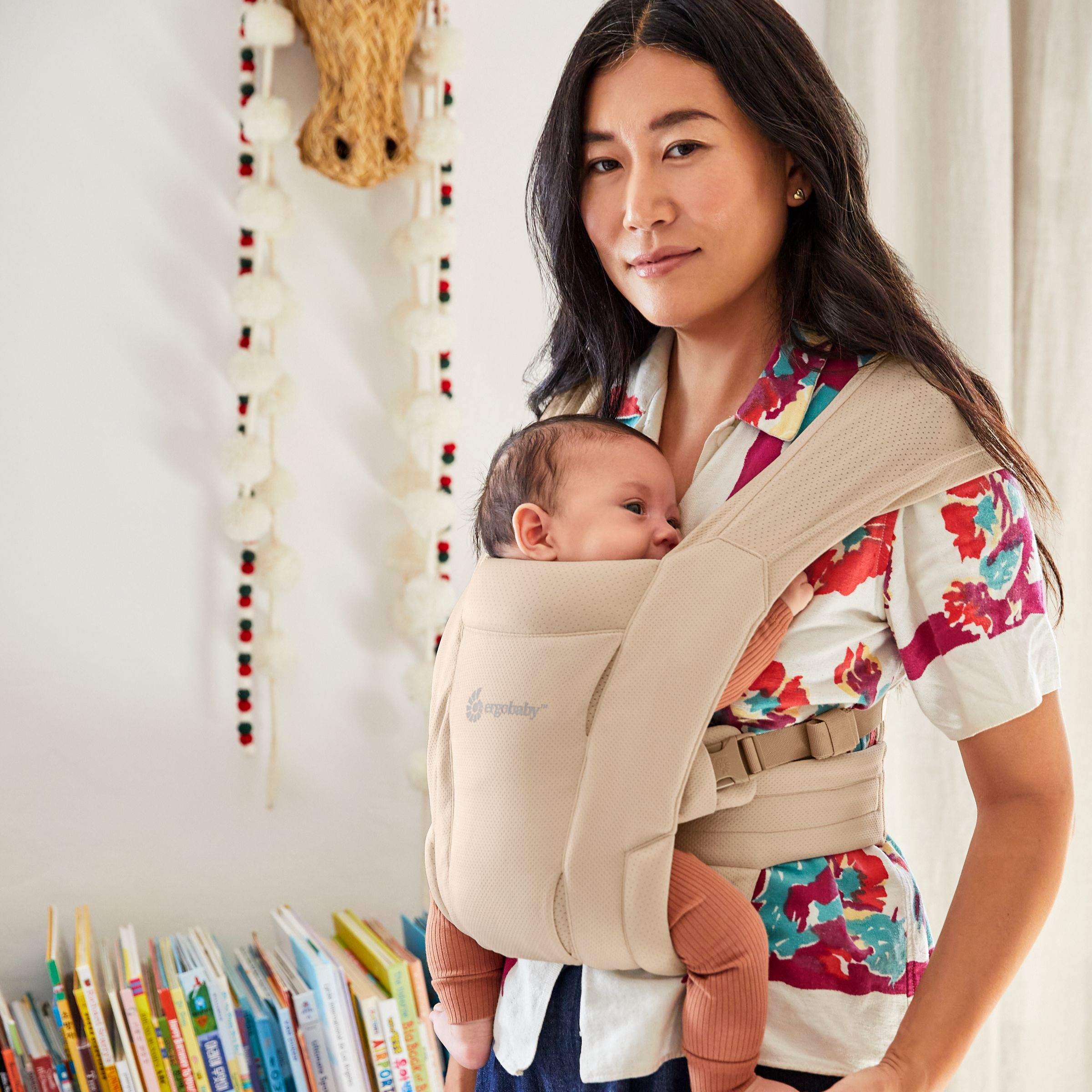 Ergobaby Embrace Soft Air Mesh Carrier Cream Babylist Shop