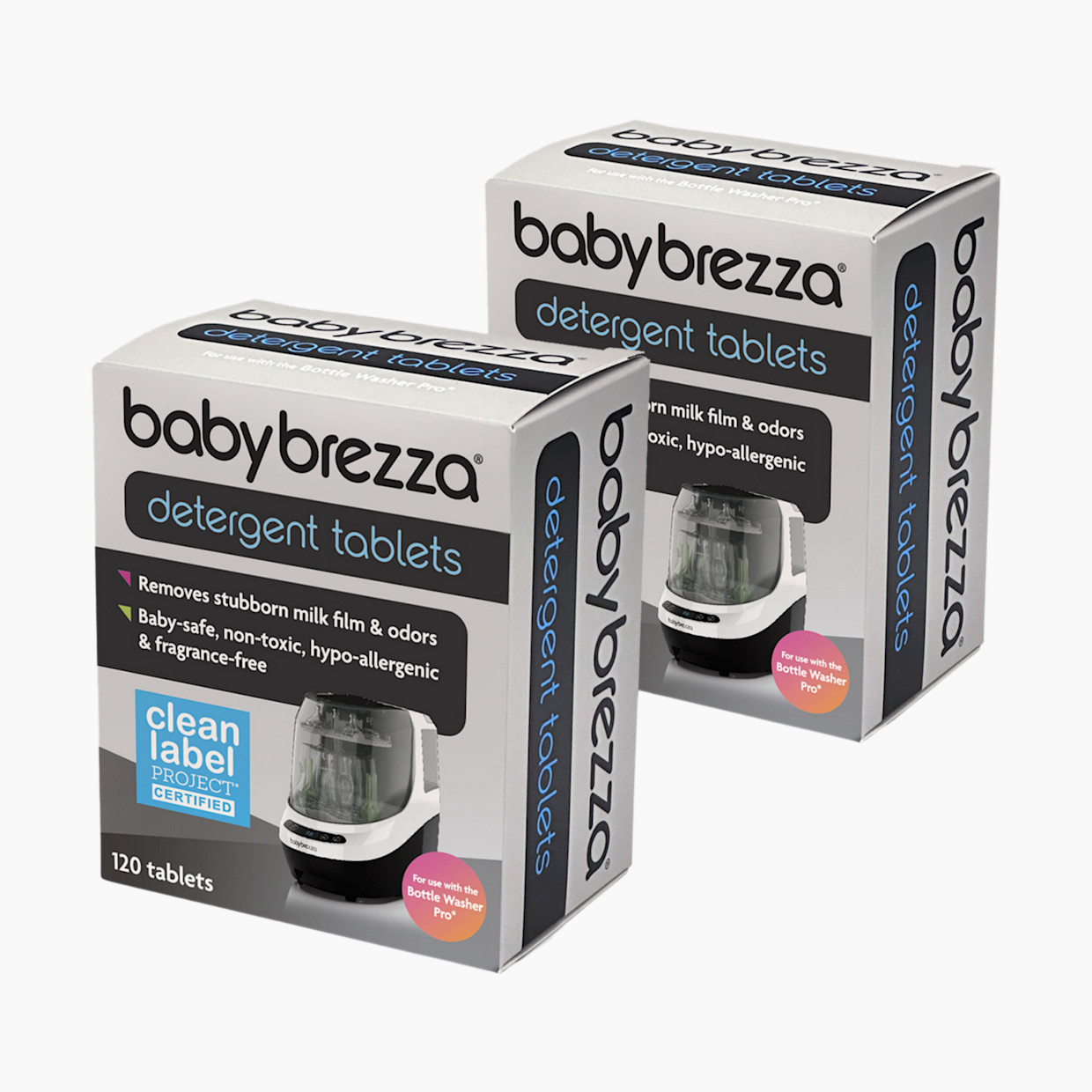 Baby Brezza Bottle Washer Pro Detergent Tablets (240 Tablets).