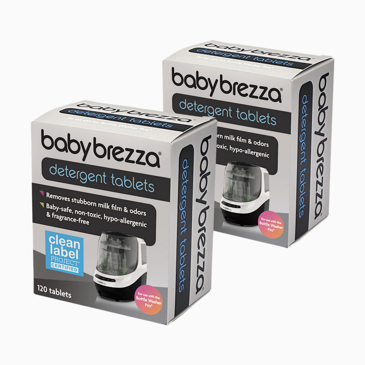 Baby Brezza Bottle Washer Pro Detergent Tablets (240 Tablets).