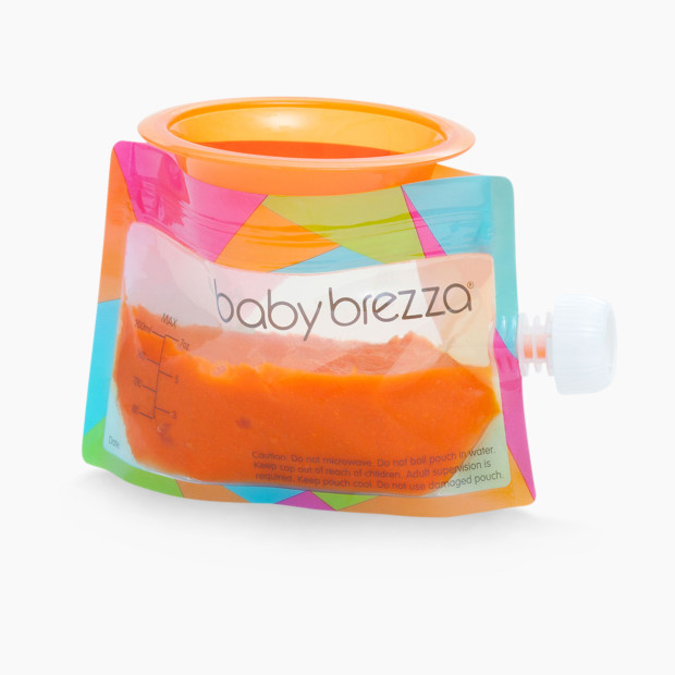 Baby Brezza Reusable Food Pouches 10pk.