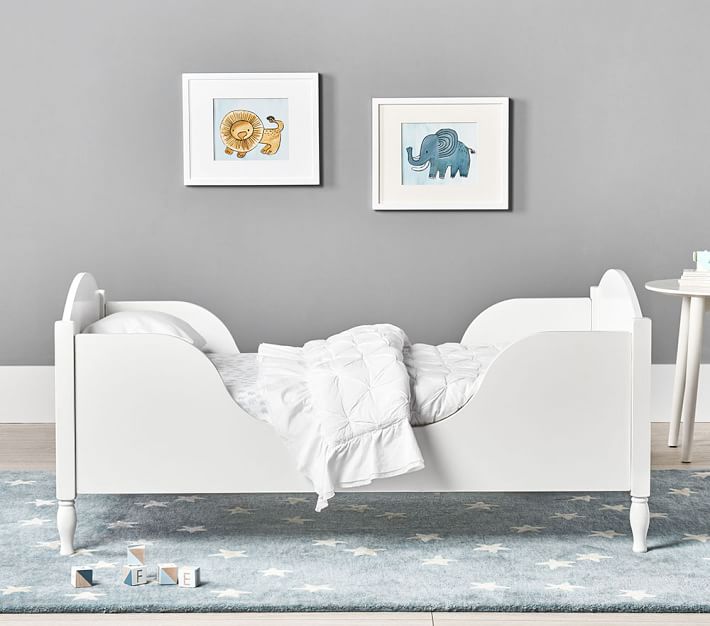 Pottery Barn Kids Toddler Shelter Bed.