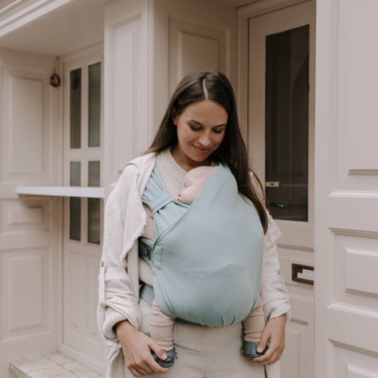 Boba Bliss Baby Carrier - Sea Mist.