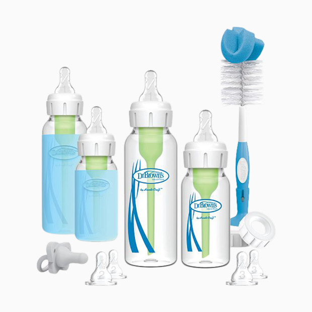 Dr. Brown's Options+ Glass Narrow Anti-Colic Baby Bottle Gift Set.