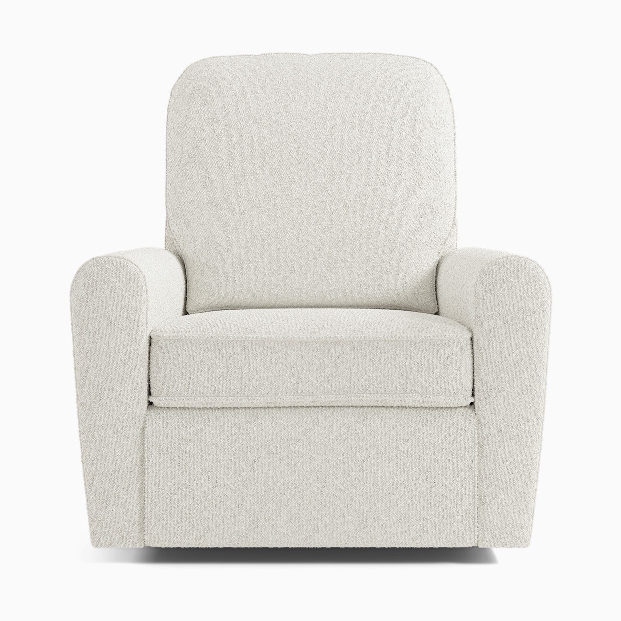 Storkcraft Amalfi Deluxe Power Recliner Swivel Glider - Ivory Boucle.