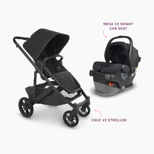 UPPAbaby MESA V2 Infant Car Seat & Cruz V2 Stroller Travel System - Mesa V2 Jake/Cruz V2 Jake.