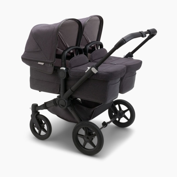 Bugaboo Donkey5 Twin Bassinet Fabric Complete - Washed Black/Mineral Collection.