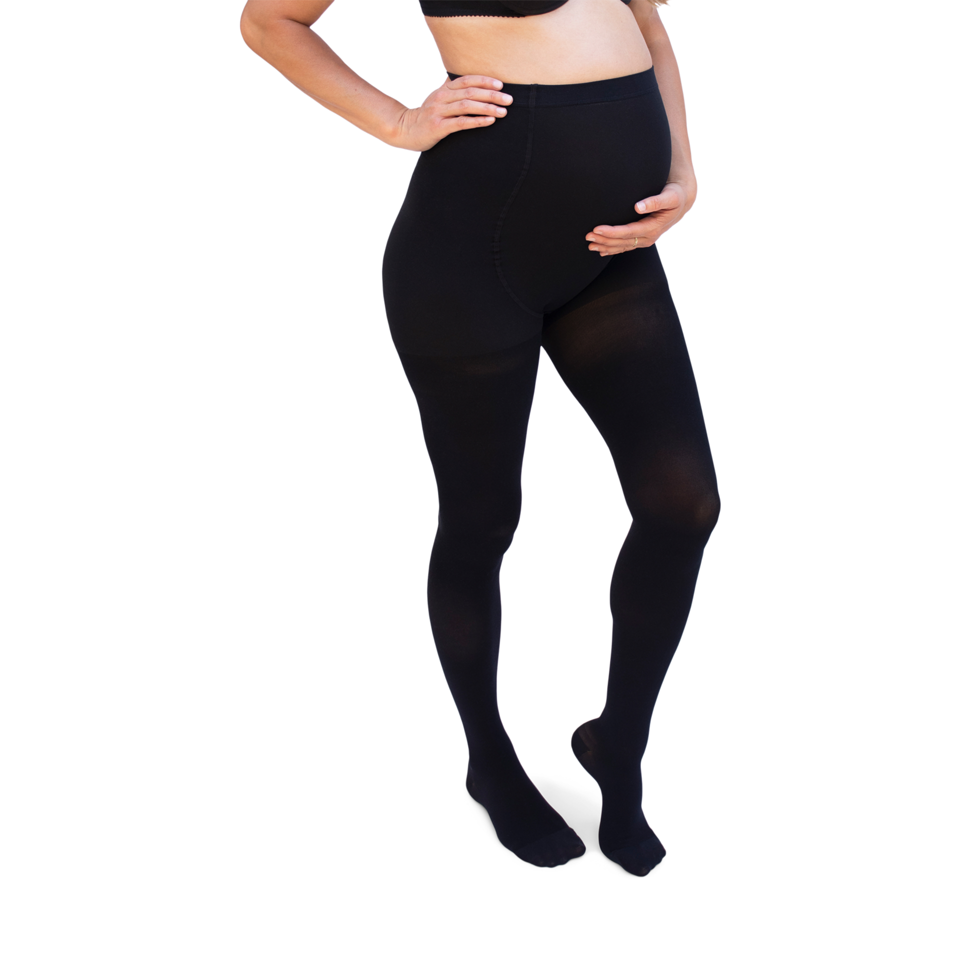 Belly Bandit Maternity Compression Tights Black, M Babylist Shop