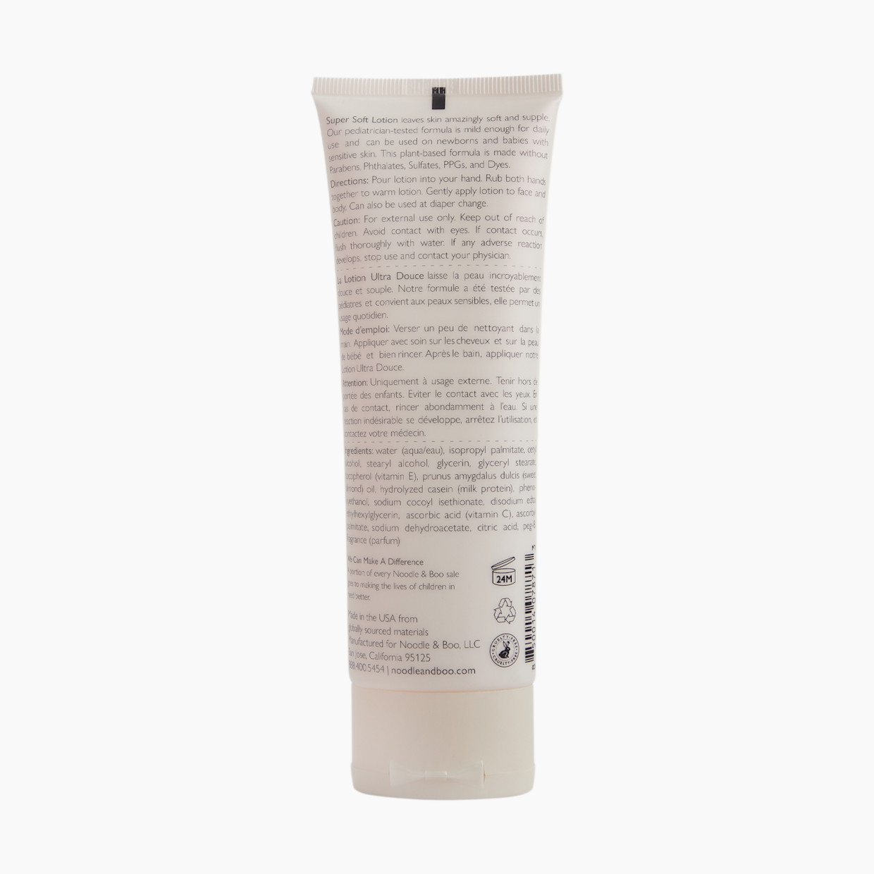 Noodle & Boo Baby Bath & Massage Set - Pink Hearts & Daisies.