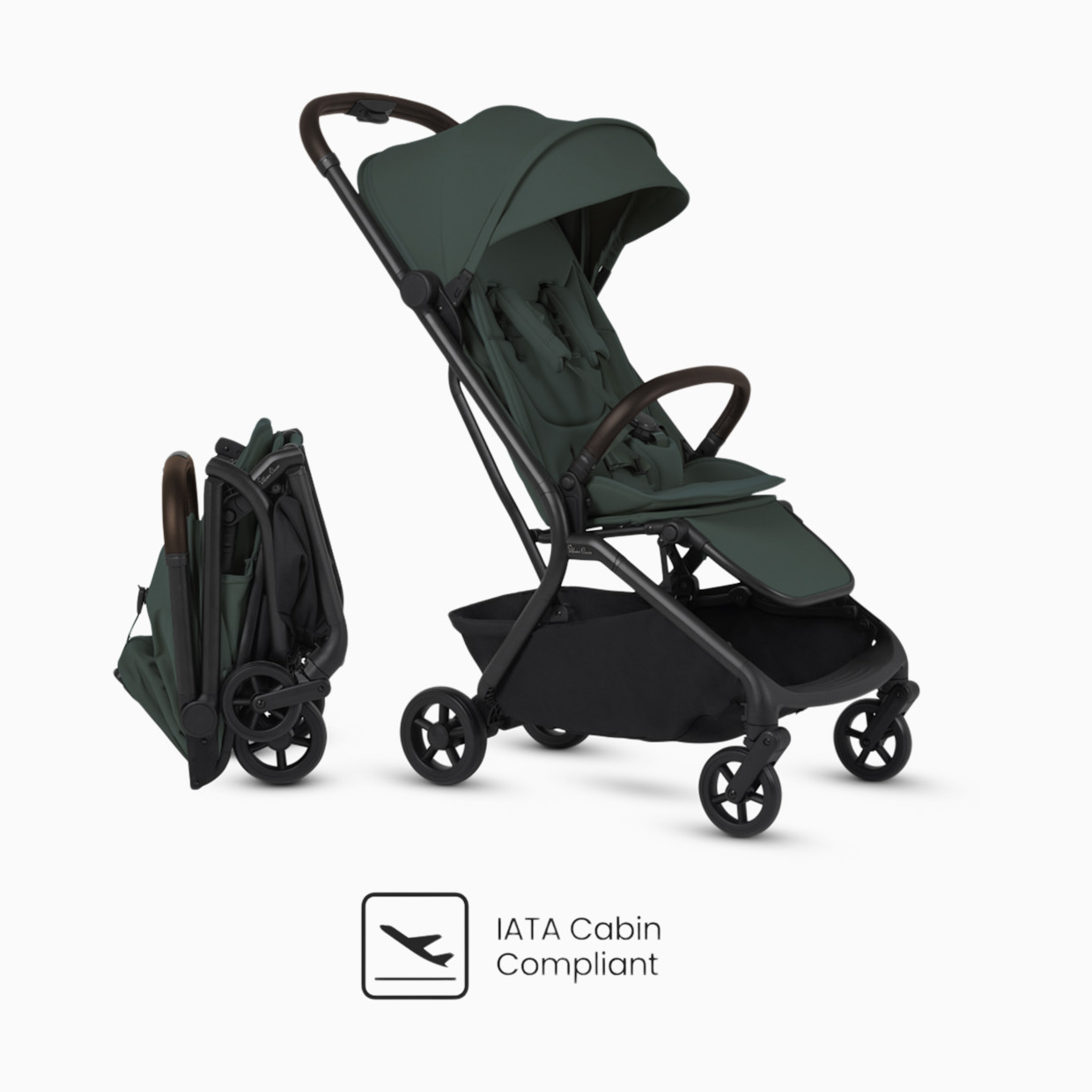 Silver Cross Nia Compact Travel Stroller - Conifer.
