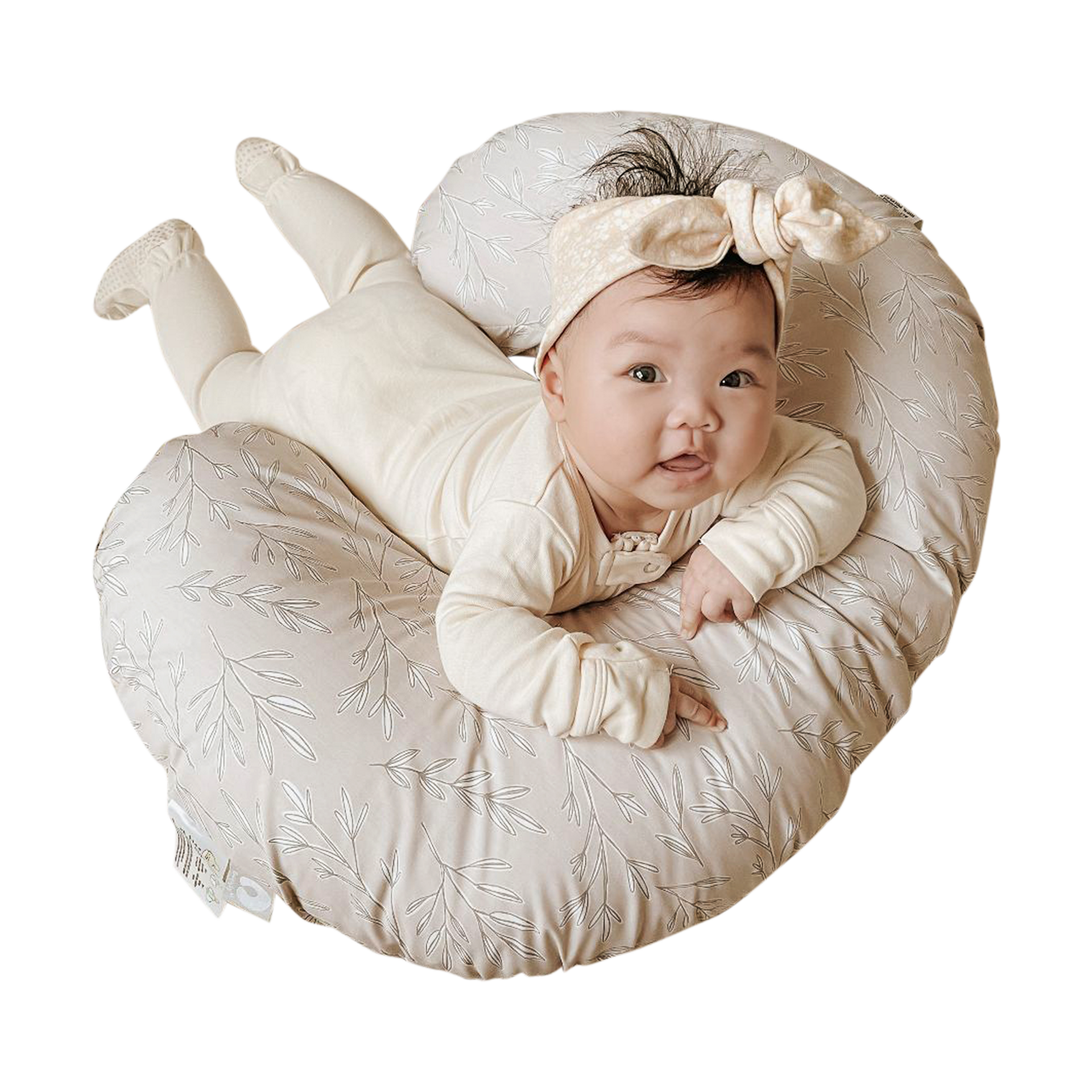 KAKIBLIN Newborn Nursing Pillow Comfortable Supportive Breastfeeding Support Pillow for Mothers and Baby Grey 