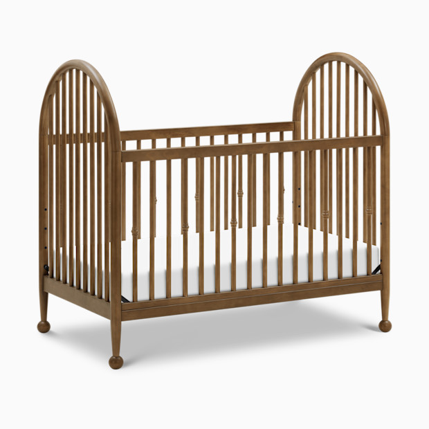 Namesake Alouette 3-in-1 Convertible Spindle Crib - Natural Walnut.