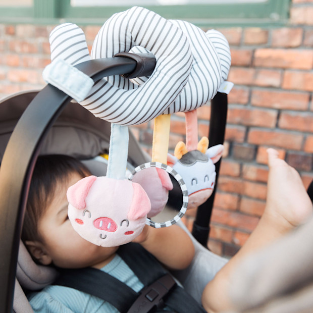 Pearhead Farm Spiral Stroller Toys.