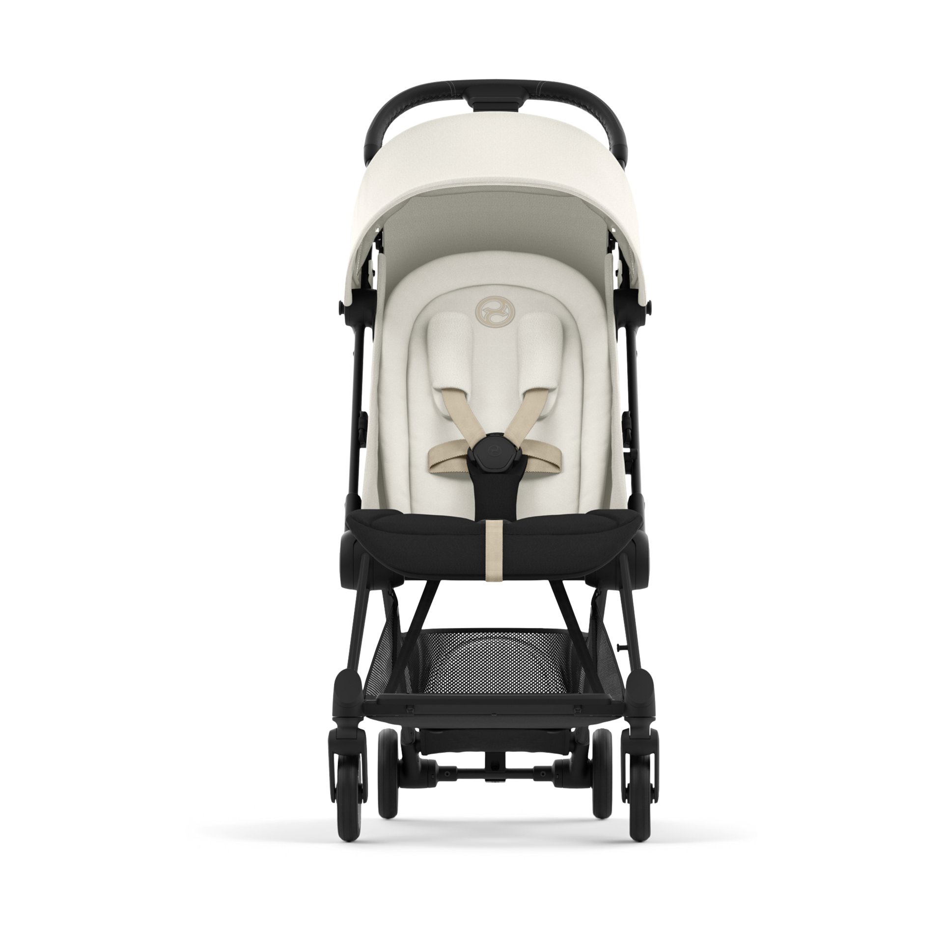 Cybex COYA Compact Lightweight Stroller - Matte Black/Off White.