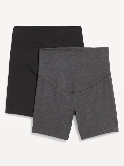 Old Navy Maternity Full-Panel Biker Shorts 2-Pack.