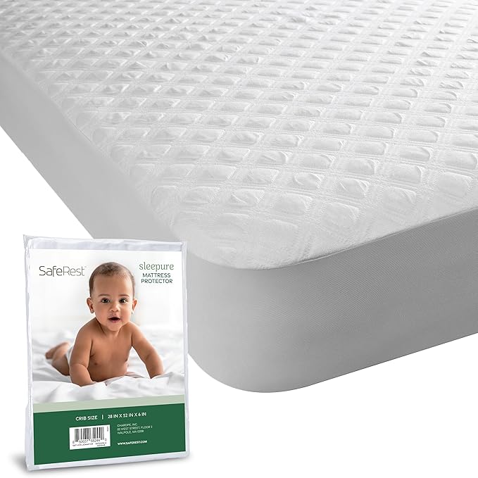  SafeRest Sleepure 100% Waterproof Crib Size Mattress Protector - $16.79.