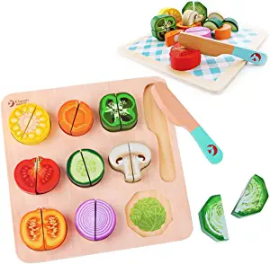 Classic World Wooden Vegetable Cutting Puzzle.