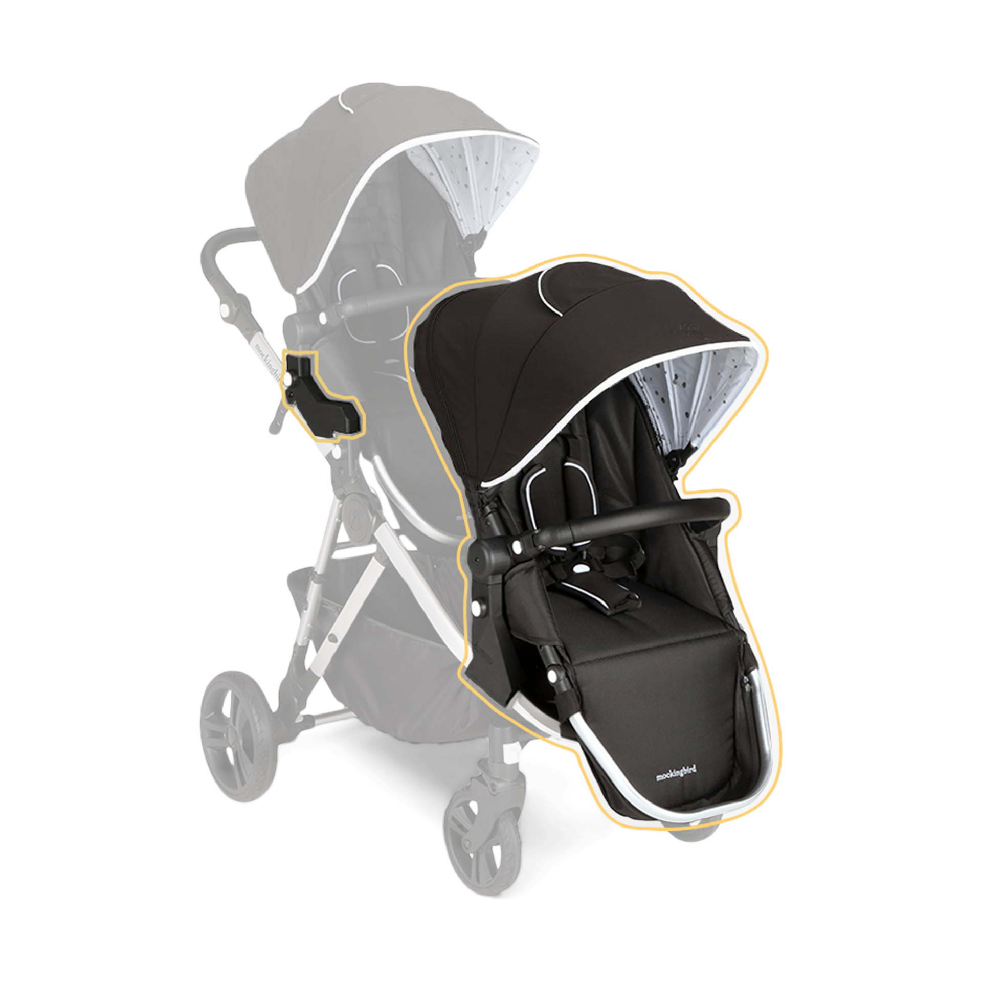 Thumbnail of Black/Watercolor Canopy With Black Leather (2020)