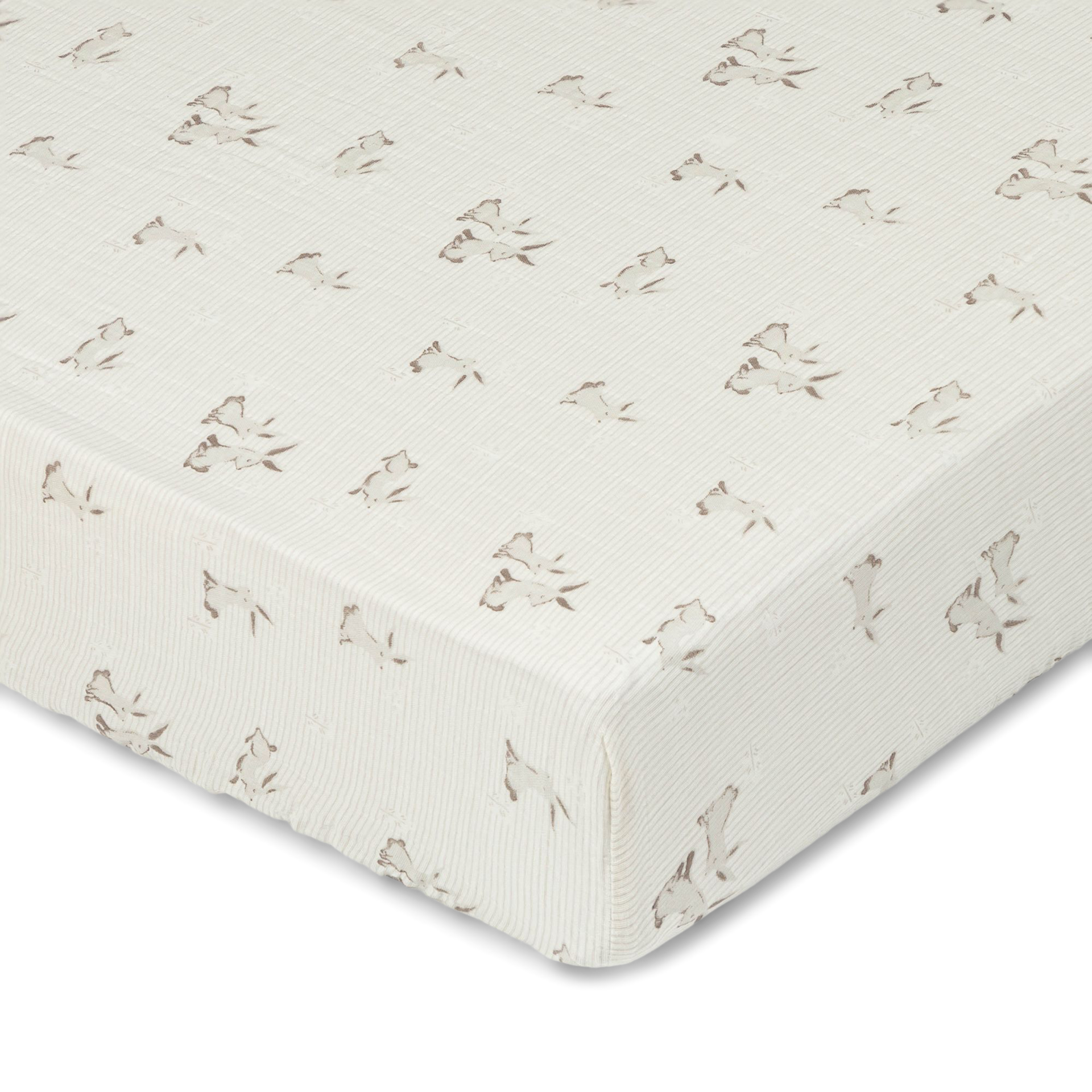 Crane Baby Avery Organic Cotton Fitted Crib Sheet.