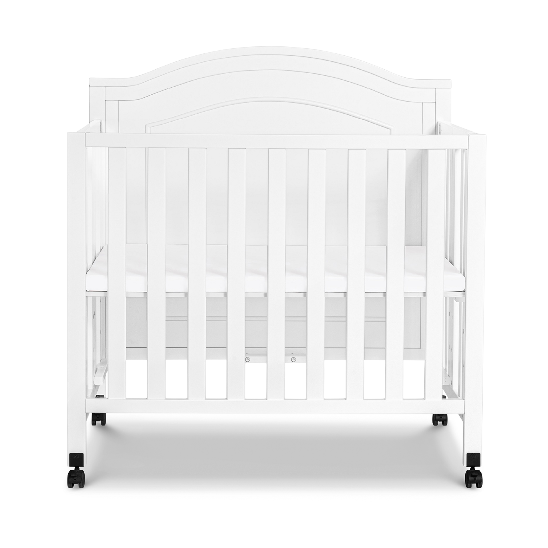daVinci Charlie Folding Portable 3in1 Mini Crib White Babylist Shop
