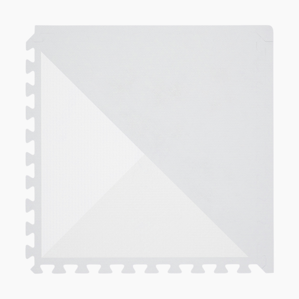 Toddlekind Haven Foam Play Mat | Kyte Collection - Soft Storm, 4X6.