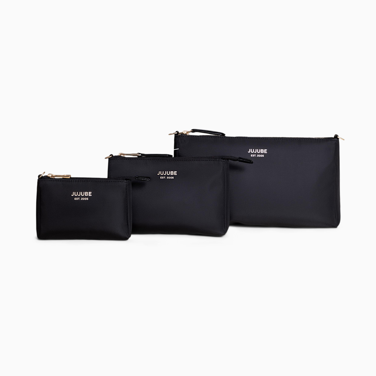 JUJUBE The 3-Piece Pouch Set - Black.