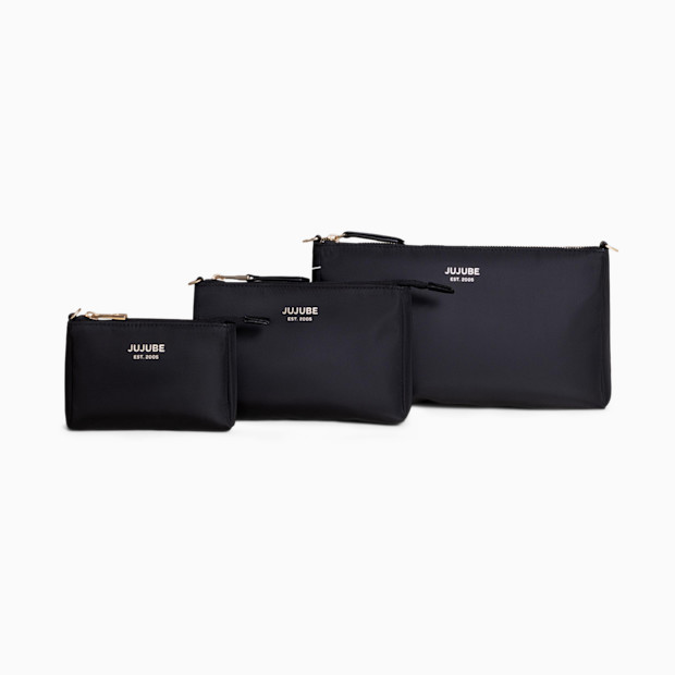 JUJUBE The 3-Piece Pouch Set - Black.