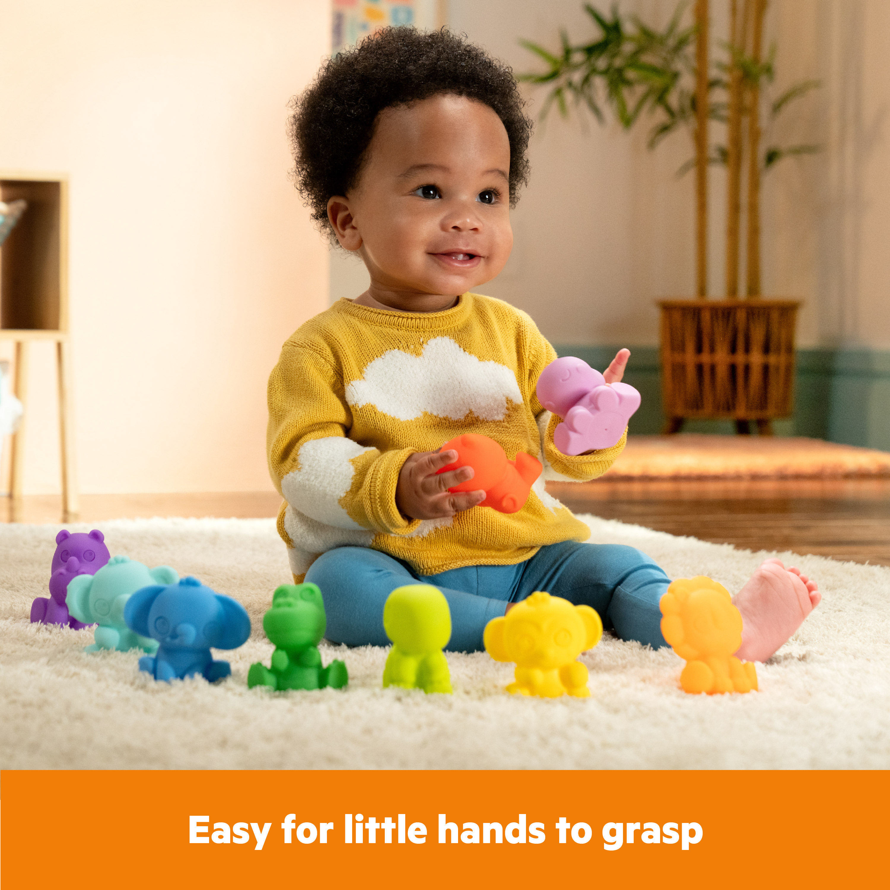 Baby Einstein Bright Starts Cubes & Cuties 18-Piece Gift Set - Multicolor.