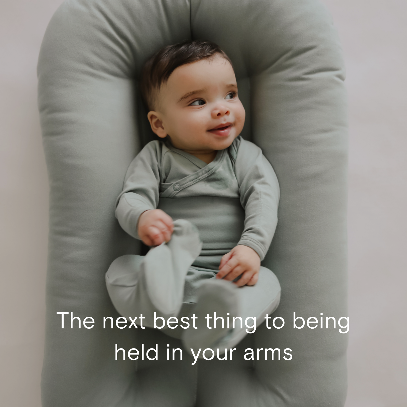 Snuggle Me Organic Organic Infant Lounger Slate Babylist Shop