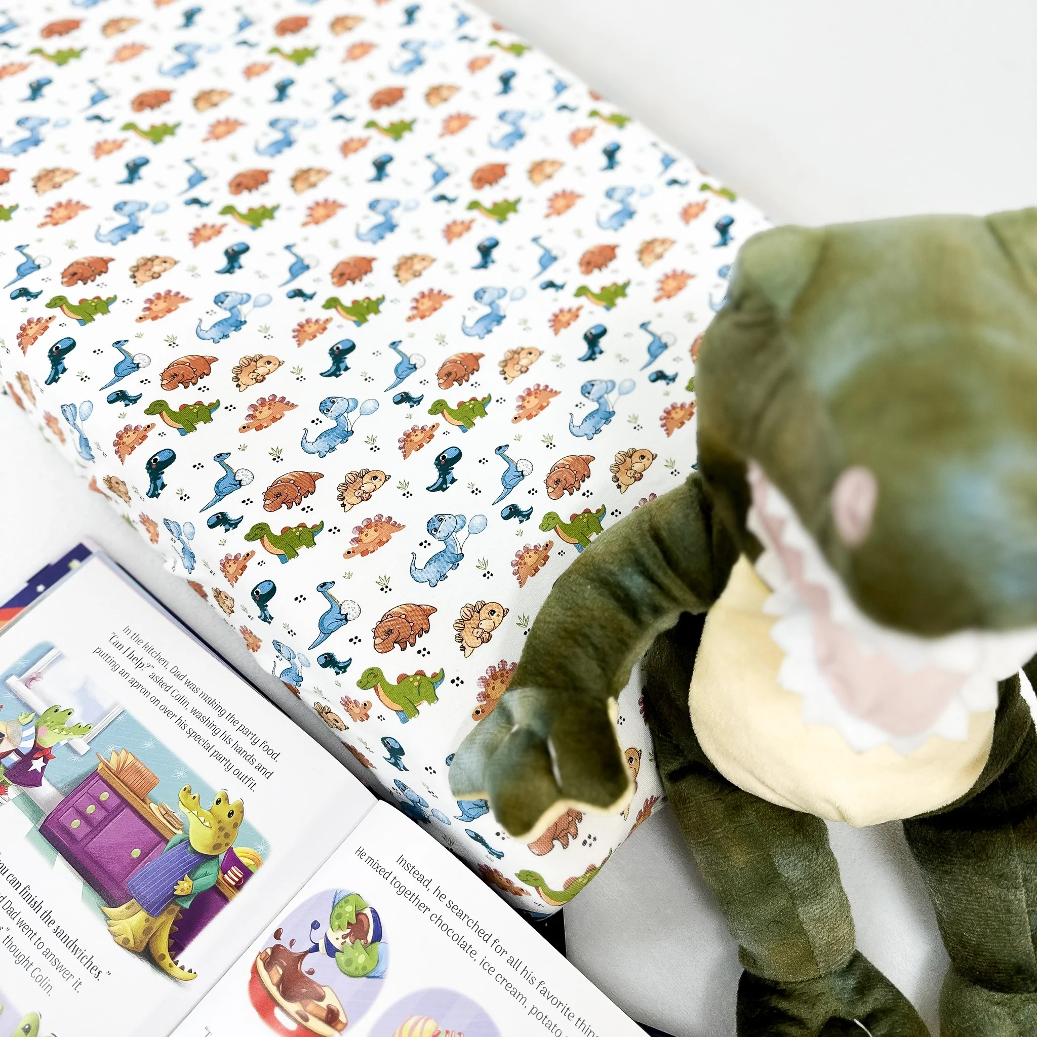 Norani Changing Pad Cover Dinosaurs Babylist Shop