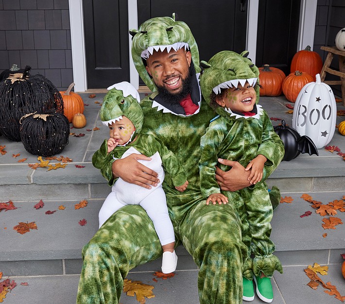 Pottery Barn Kids T. Rex Family Costume Collection.