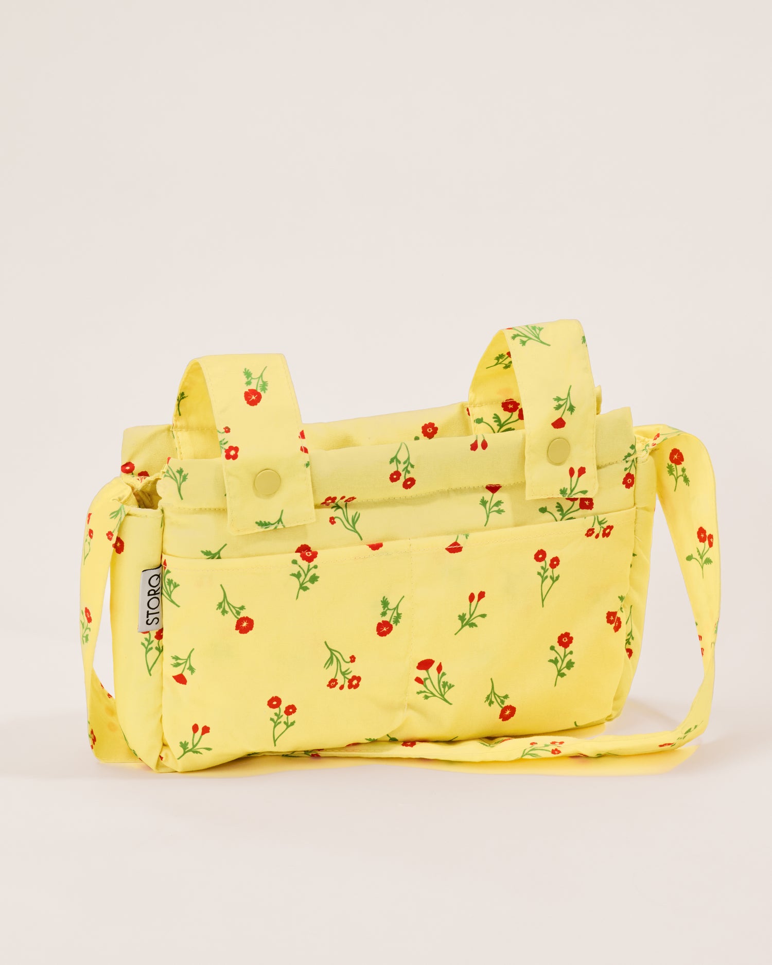 Storq by Kindred Bravely Universal Baby Stroller Organizer Bag Converts To Crossbody - Sunshine Wildflower.