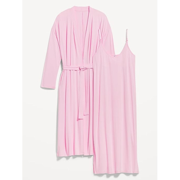 Old Navy Maternity Robe and Nursing Nightgown Set.