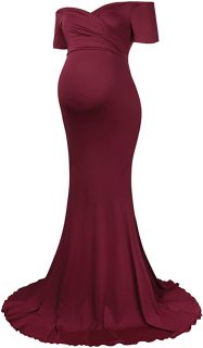 Molliya Maternity Off-Shoulder Gown - $34.99.