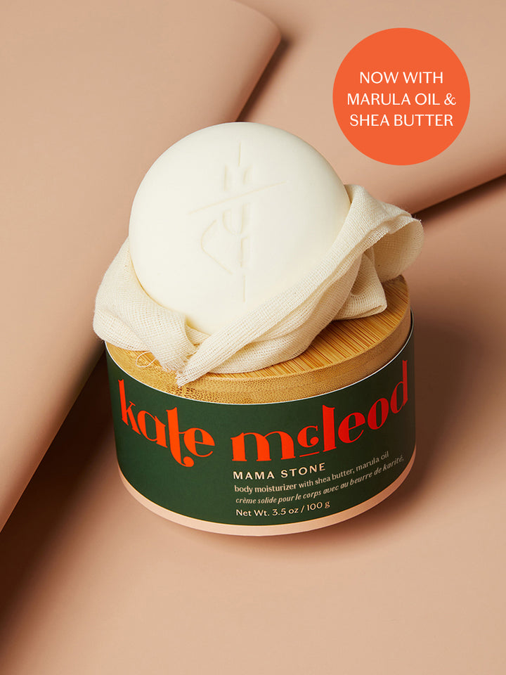 Kate McLeod Mama Stone | Deep Moisturizing Lotion Bar.