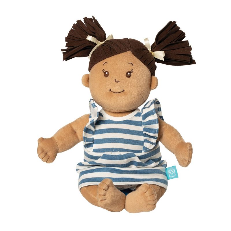 Manhattan Toy Baby Stella Beige with Brown Hair .