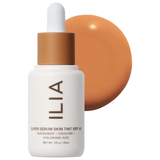 Ilia Super Serum Skin Tint SPF 40 Foundation.