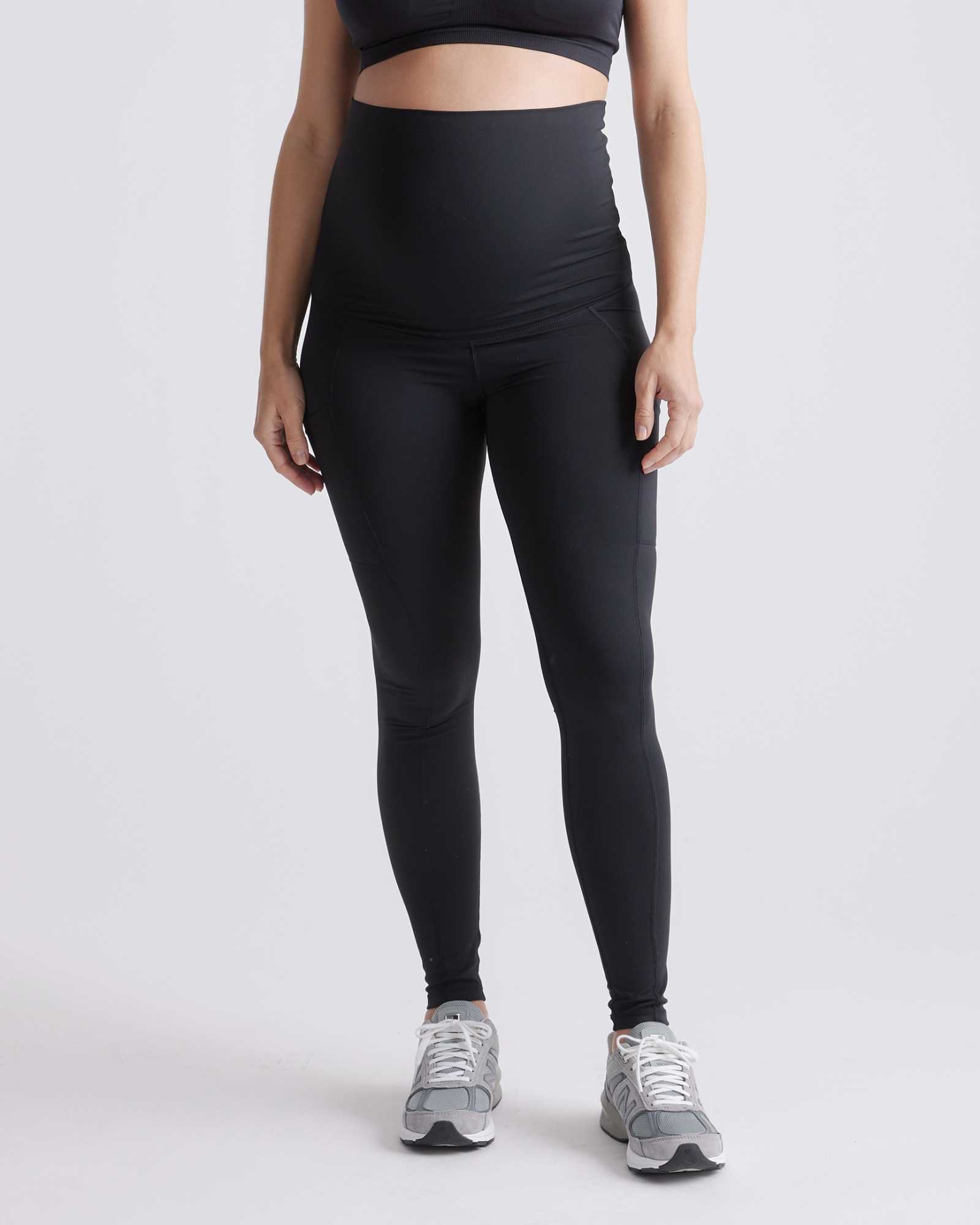Quince Performance Maternity & Postpartum Leggings.