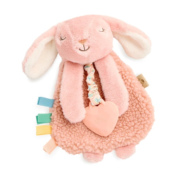 Itzy Ritzy Lovey Pink Bunny Plush.