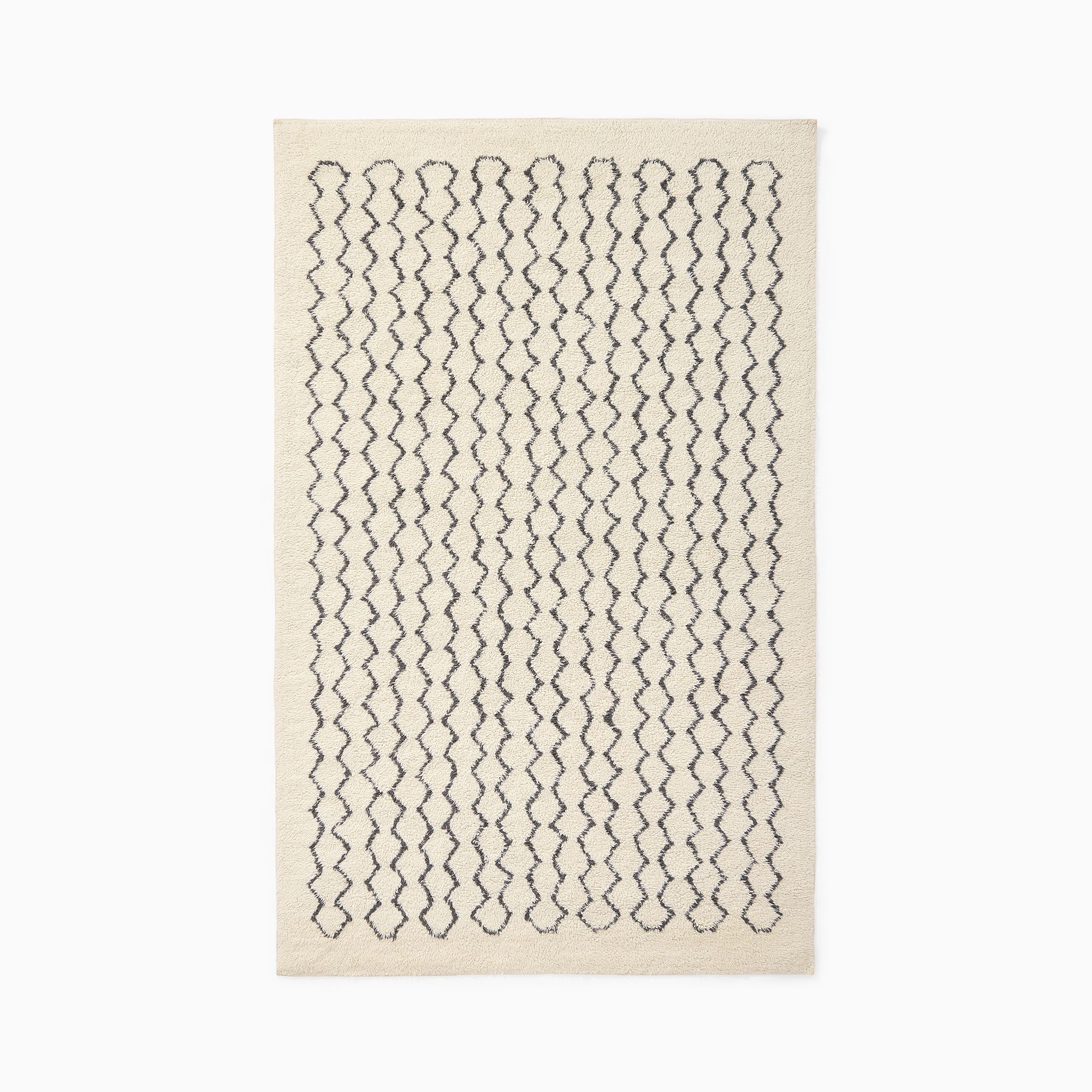 West Elm Washable Zig Zag Rug .
