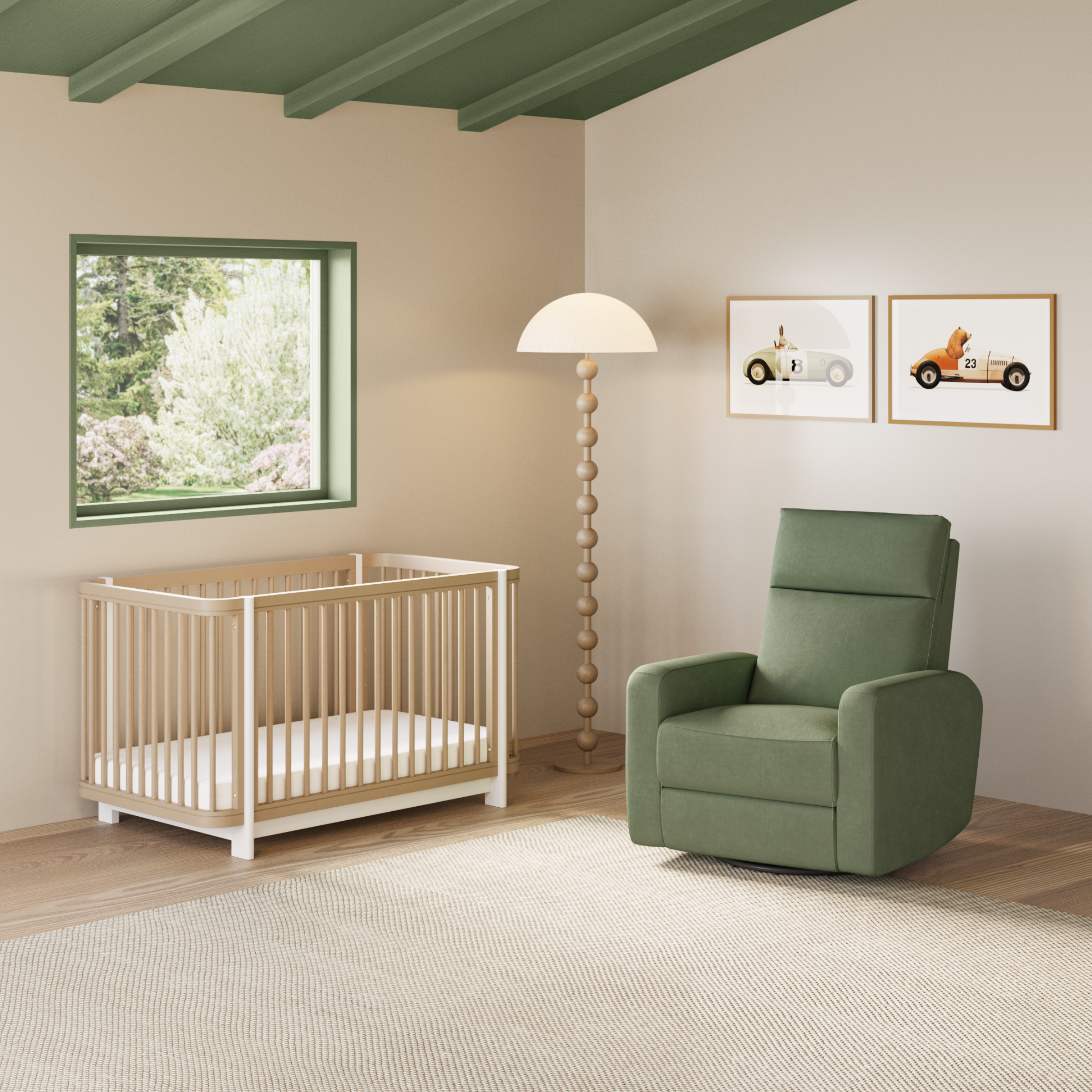 Nurture& The Glider Plus - Sage.