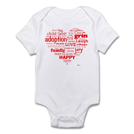 Adoption Adjectives Bodysuit - $16.95.