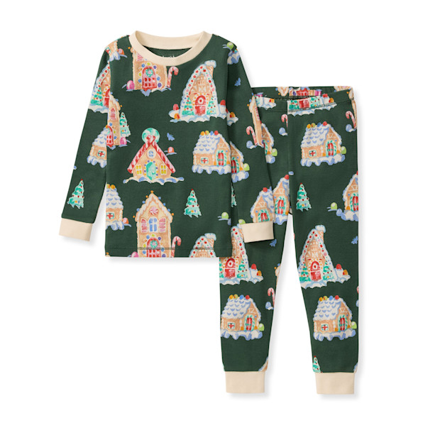 Burt's Bees Baby Gingerbread Houses Two-Piece Pajamas.